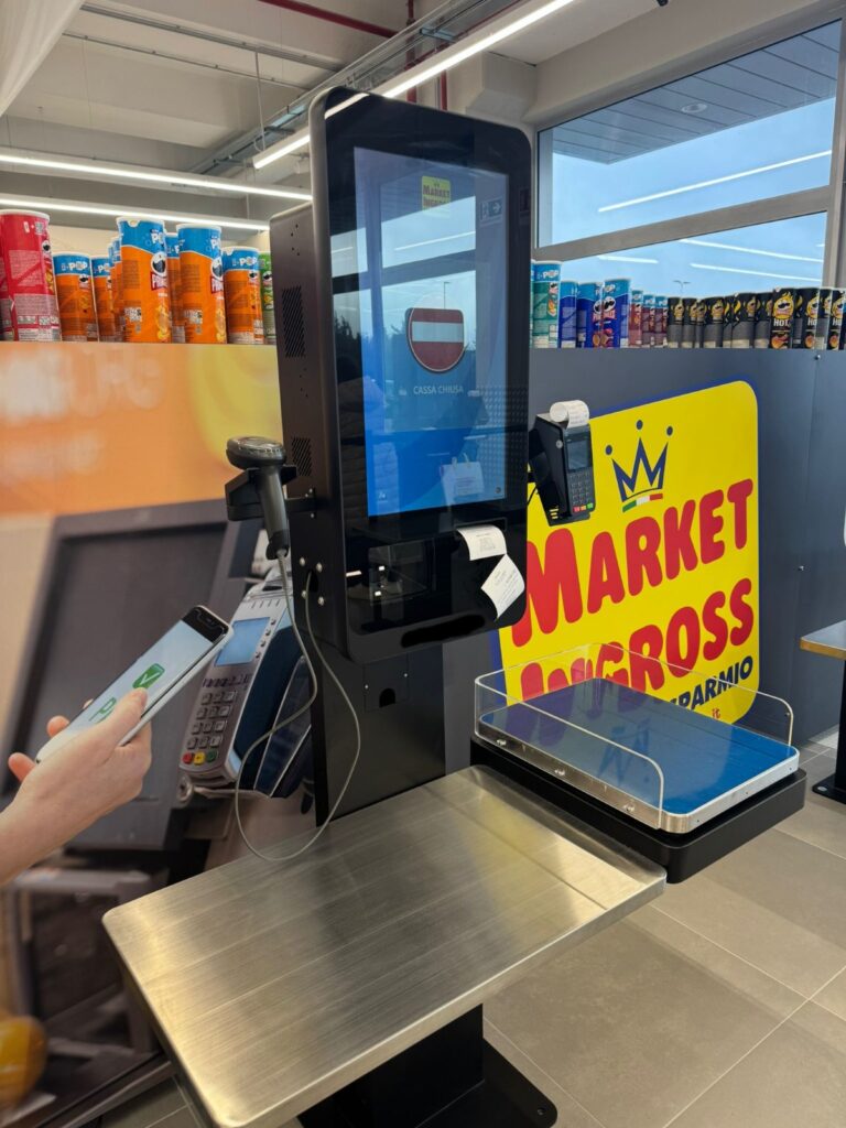 installazione casse supermercato